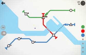 Игра Мини метро - строительство метрополитена на Android