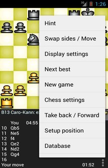 Игра Шахматный гений - симулятор шахмат на Android