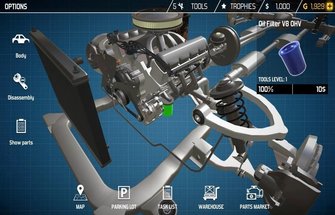 Игра Симулятор автомеханика Car Mechanic Simulator 18 на Андроид