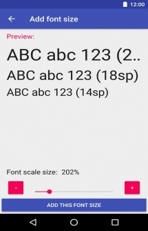 Приложение для изменения размера шрифта в Андроид телефоне