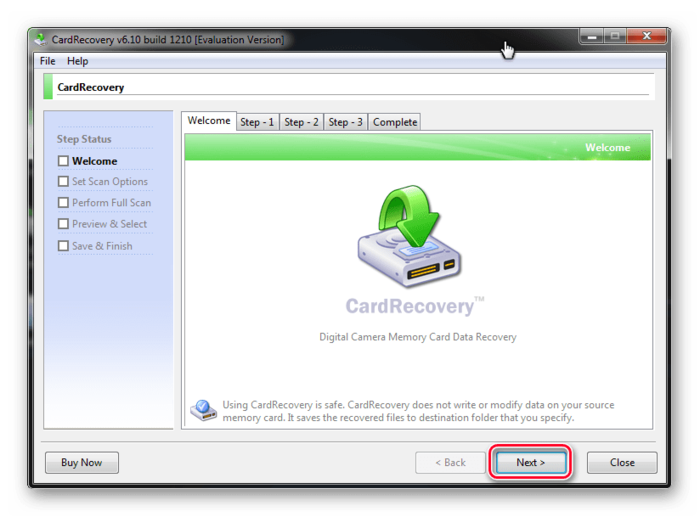 CardRecovery