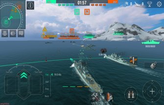 Игра World of Warships Blitz на Андроид