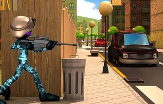 Игра Стикмен: Снайперский отряд 2017 на Android