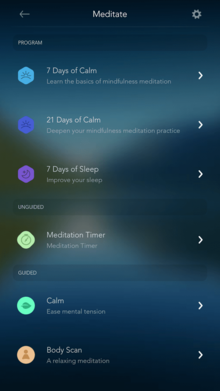 Calm Meditate, Sleep, Relax для Android