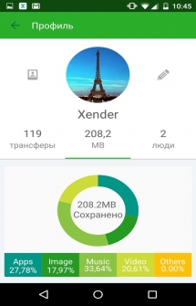 Xender: Передача файлов