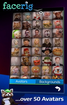 Приложение для замены лица анимированной маской животного или персонажа на Android