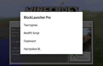 BlockLauncher Pro для Майнкрафт