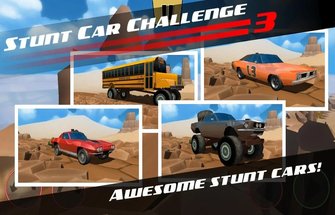 Игра Stunt Car Challenge 3 на Андроид