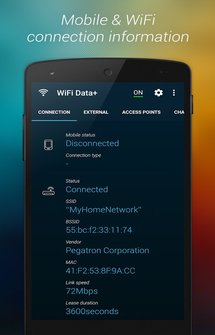 Приложение Вай Фай дата - для детального анализа wifi соединений на Android
