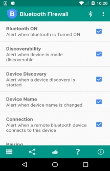 Приложение для безопасности Bluetooth соединений на Андроид