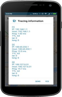 Intrace: Visual traceroute на Андроид - инструмент для трассировки