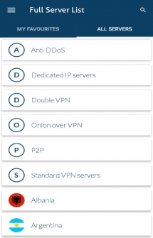 ВПН клиент Nord VPN на Андроид