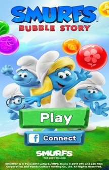 Smurfs Bubble Story на Андроид