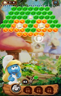 Игра Smurfs Bubble Story на Андроид