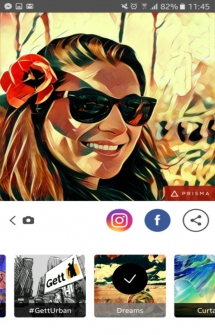 Приложение Призма - перерисовывает фотографию под выбранные вами стили работ известных художников на Android