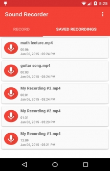 Приложение Easy Sound Recorder для Андроид