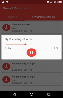 Приложение звукозаписи - легкий диктофон на Android