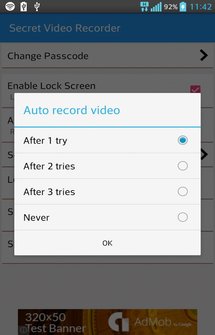 Приложение для скрытой записи видео по смс либо таймеру на Android