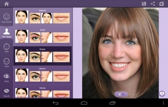 Приложение Perfect365: One Tap Makeover на Андроид