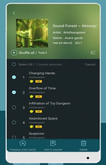 Музыкальный проигрыватель Hiby Music с поддержкой USB DAC на Андроид
