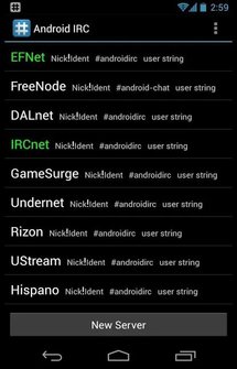 IRC for Android