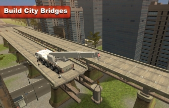Bridge Construction Crane Sim на Андроид