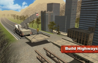 Игра Bridge Construction Crane Sim на Андроид