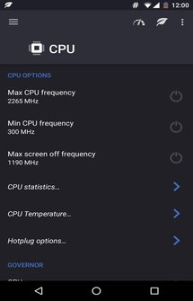 Программа для контроля ElementalX ядра на Android