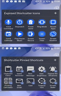 Shortcutter Quick Settings на Андроид