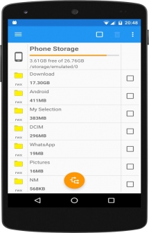 Storage Space на Андроид