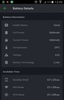 Power Battery на Андроид