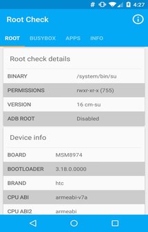 Приложение для проверки root прав на Android
