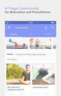 Приложение для занятий йогой Daily Yoga на Андроид