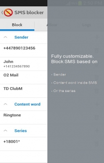 SMS Blocker AWARD WINNER для Андроид