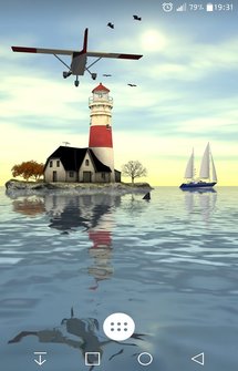 Lighthouse 3D Pro живые обои на Андроид