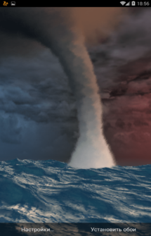 Живые обои Sea Storm 3D на Андроид