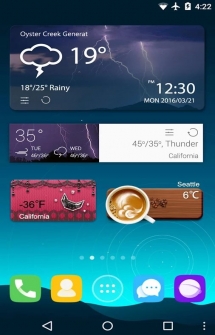 Виджет GO Weather EX на Андроид