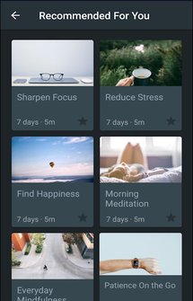 Приложение помощник для медитации на Андроид
