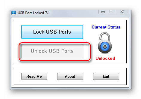 Unlock USB Ports
